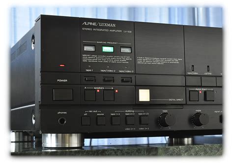 alpine luxman lv 109 amplifier|1986 Alpine/Luxman LV.